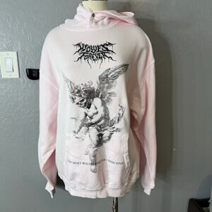 Darc Sport Life From Death Pierce Hoodie, Blush Pink, XL